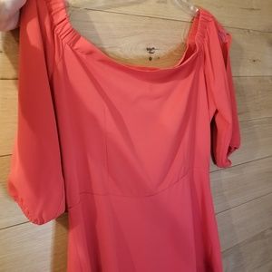 ❤ Barr III Slit Sleeve Red Dress Size 14